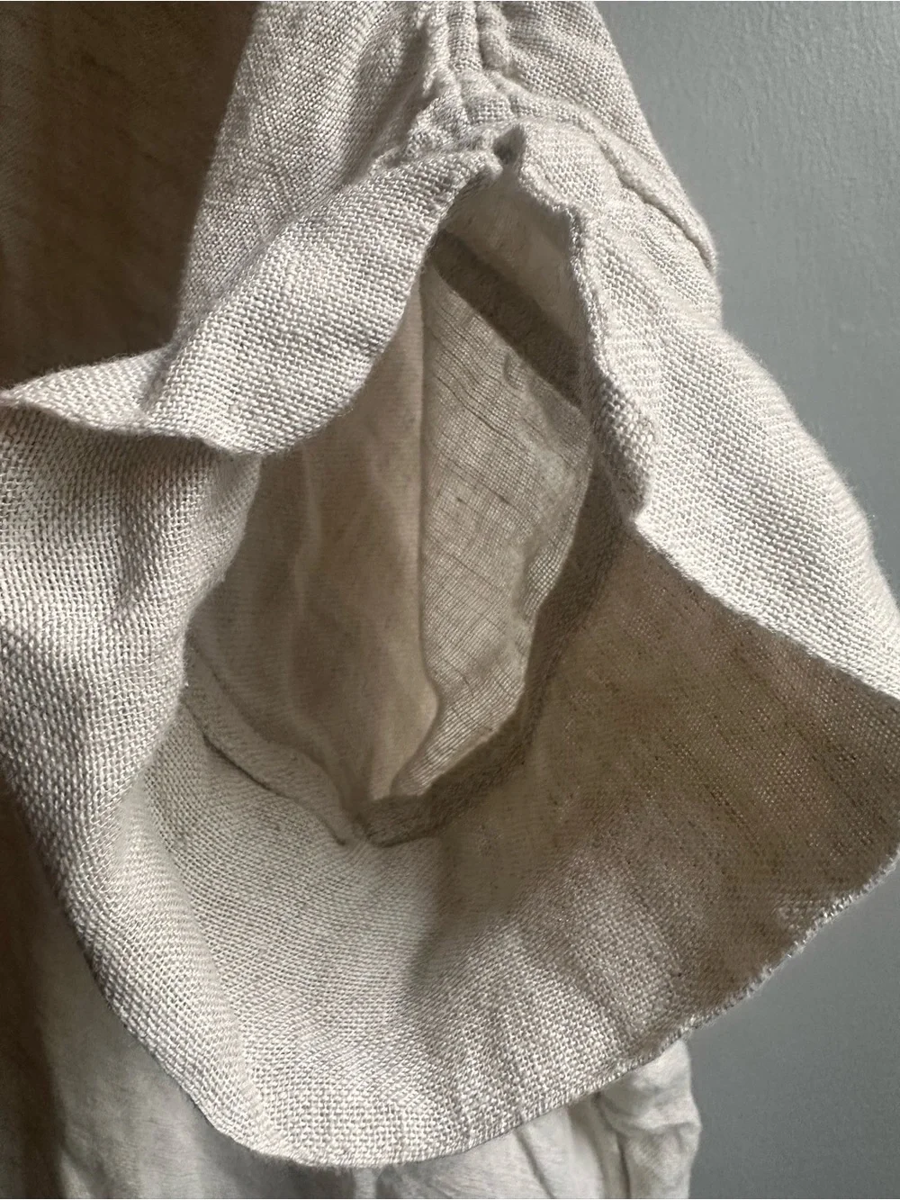Posse Cream Striped  Cotton Linen blend TOP NWOT EXACTLY AS  PICTURED❤️
